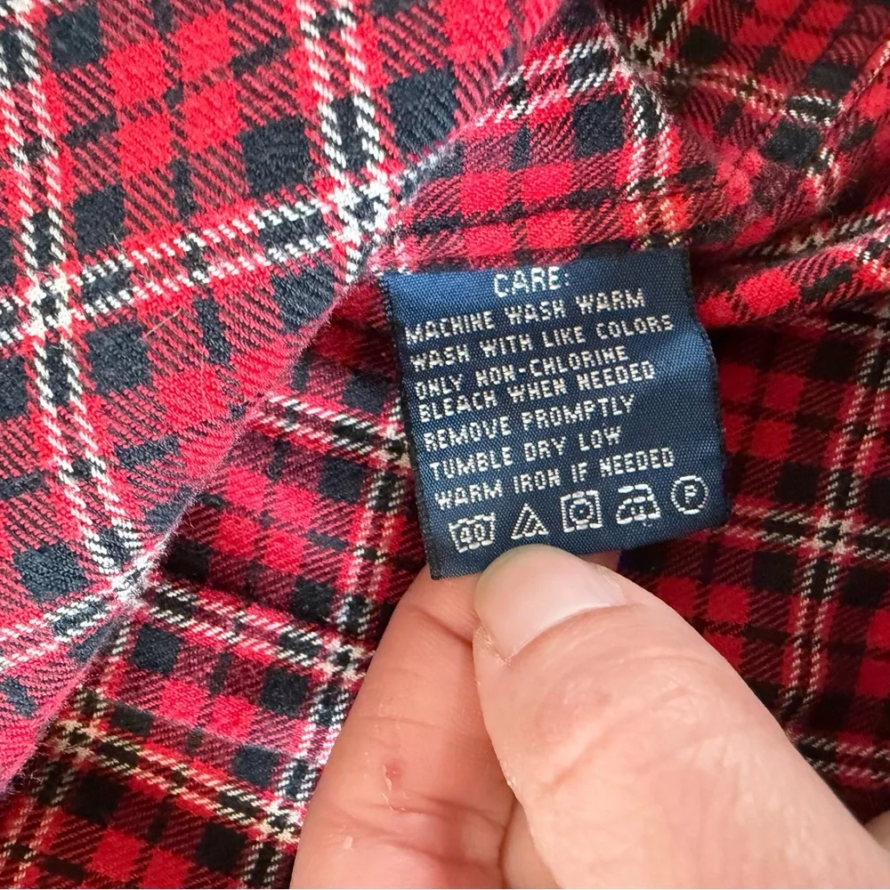 Vintage Ralph Lauren Women’s Slim Fit 100% Cotton Pearl Snap Size 6 - Picture 10 of 16